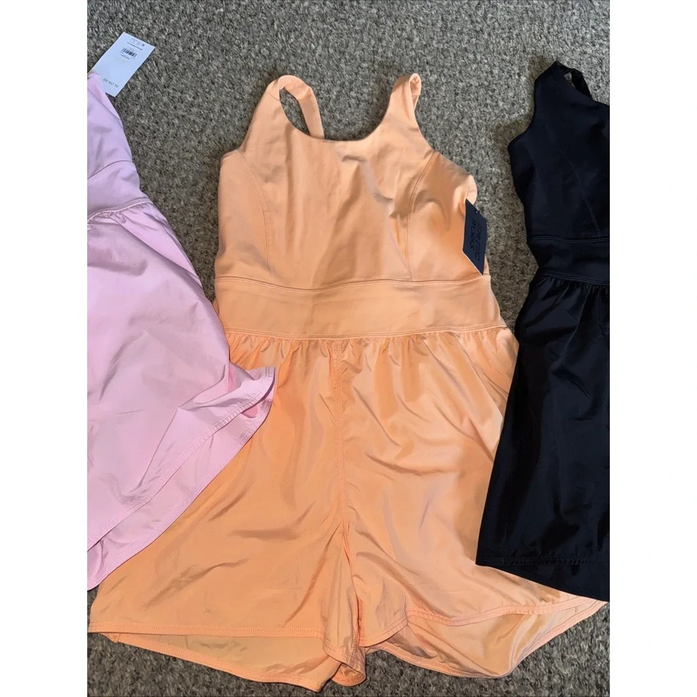 Lot Of 4 Girls Athletic Works Shorts Rompers XL 14/16